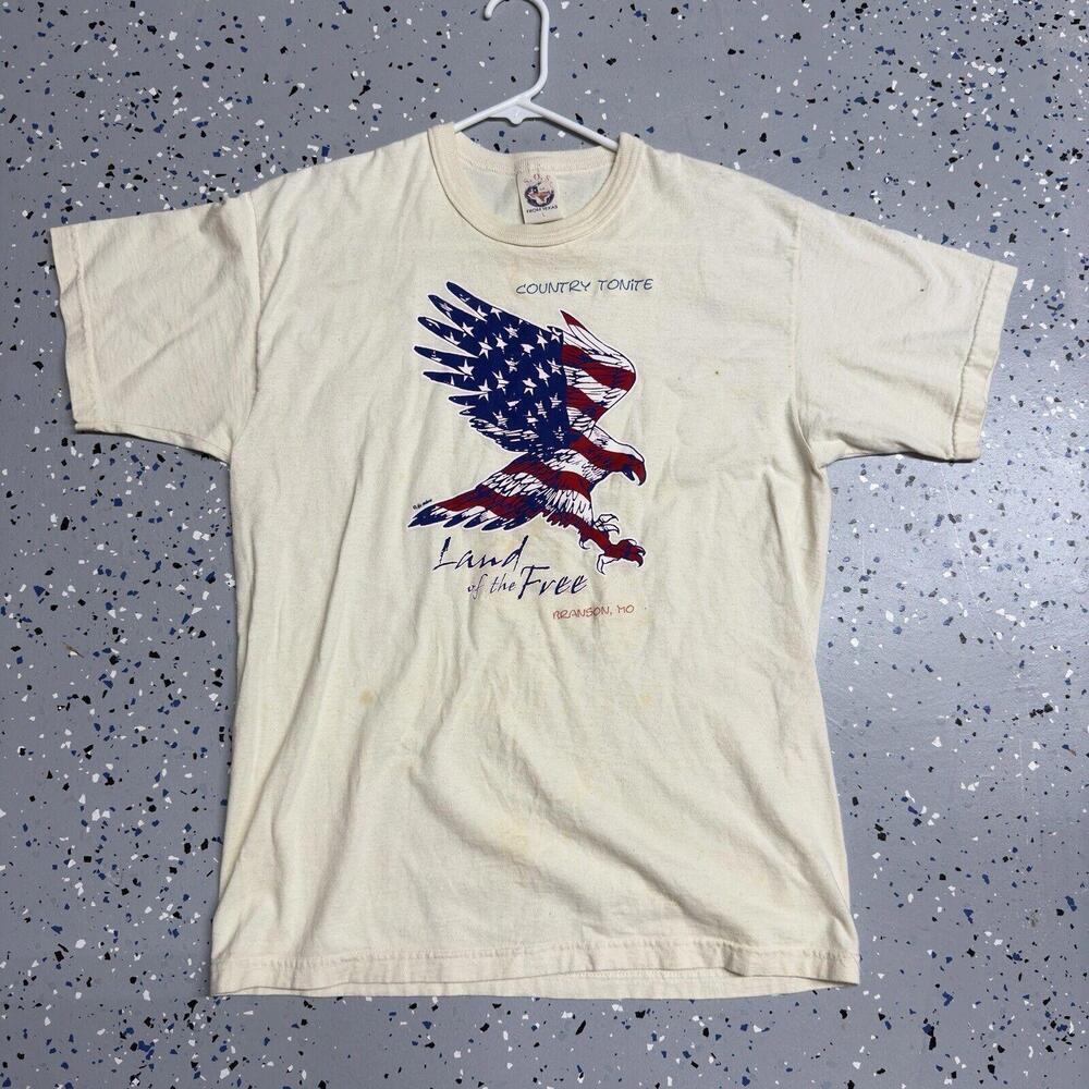 Vintage SOS from Texas LAND OF THE FREE T-SHIRT Graphic